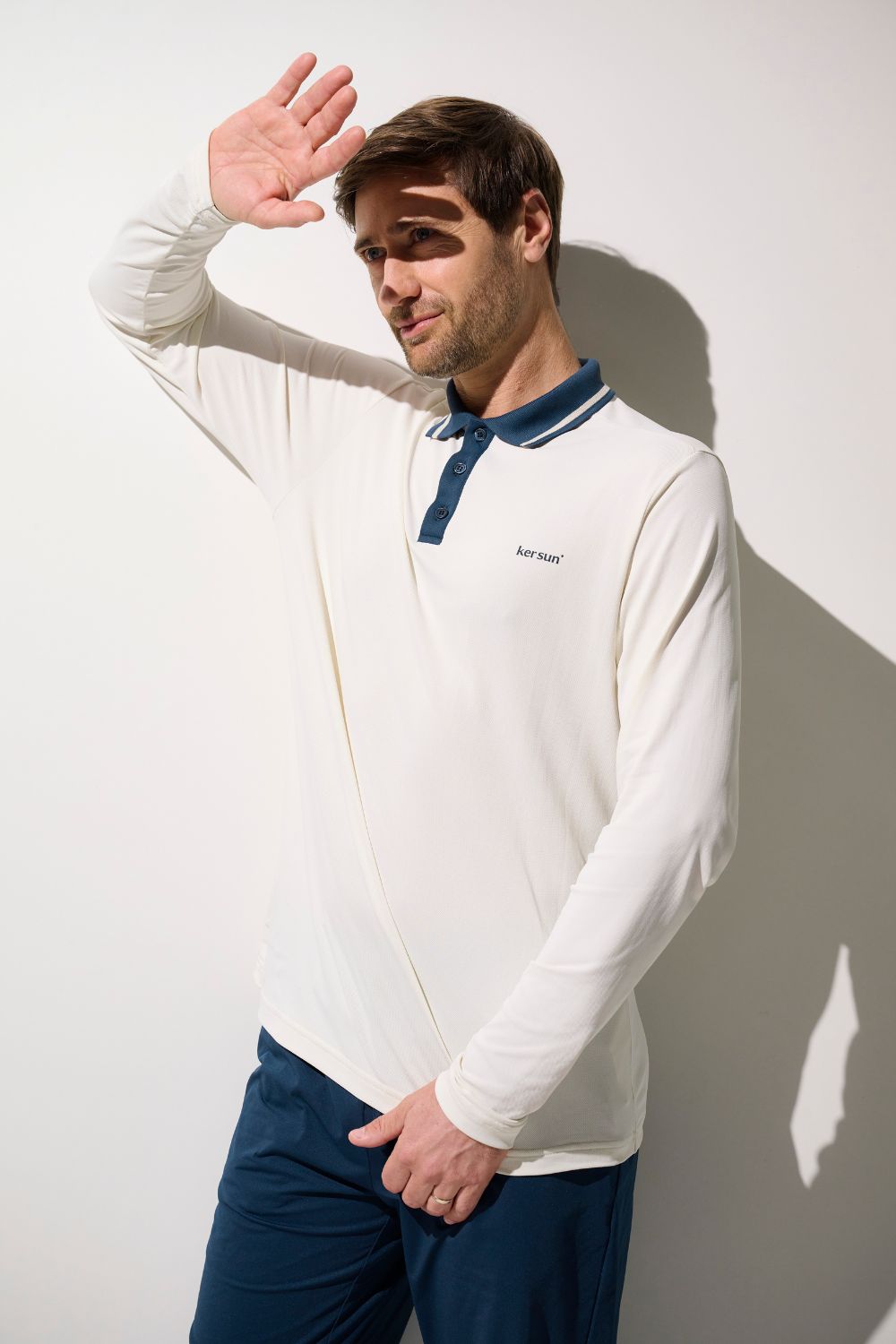 Polo anti-UV - Augusta pour homme, léger et respirant, offrant protection solaire UPF 50+.