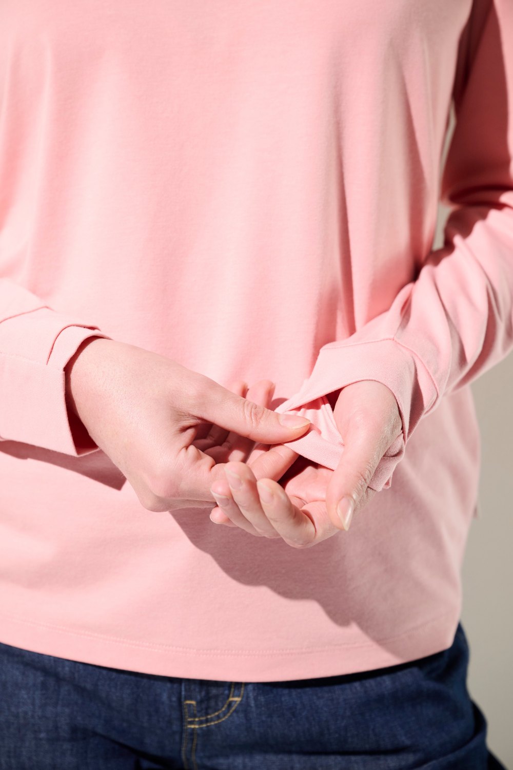 T-shirt anti-UV - Saint-Malo rose pour femme, léger et élégant, idéal pour la protection solaire quotidienne.