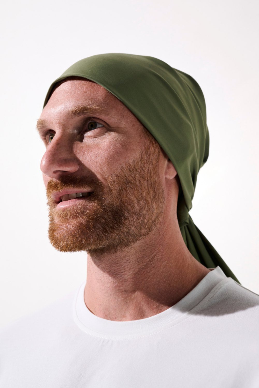 Bandana anti-UV - Oasis vert, léger et respirant, pour homme, offrant protection solaire UPF 50+.
