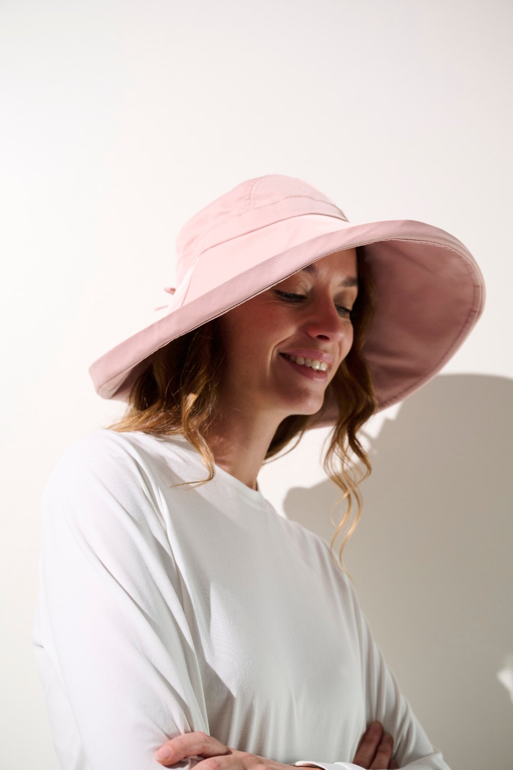 Chapeau anti-UV - Faro rose pour femme, idéal pour jardiner et se protéger du soleil avec UPF 50+.