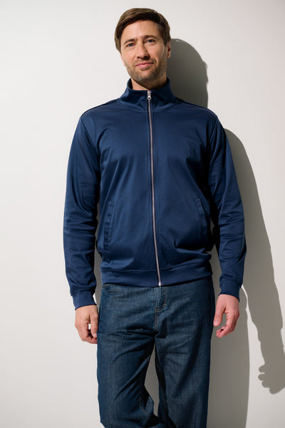 Veste anti-UV - Saint-Malo pour homme, légère et respirante, couleur bleu marine, protection solaire UPF 50+.
