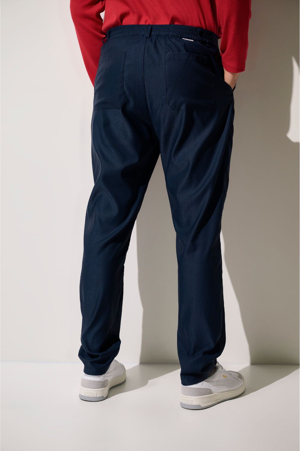 Pantalon anti-UV - Faro navy pour homme, léger et élégant, offrant une protection solaire UPF 50+.
