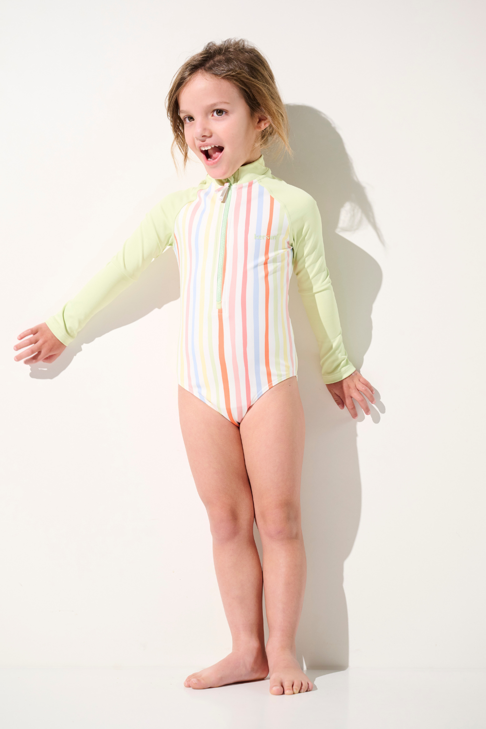 Long-sleeved UV swimsuit - Flores