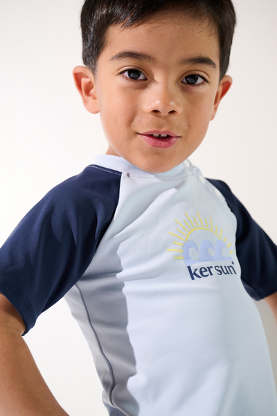 T-shirt de bain anti-UV - Samoa, léger et respirant, pour garçon, UPF 50+ pour protection solaire optimale.