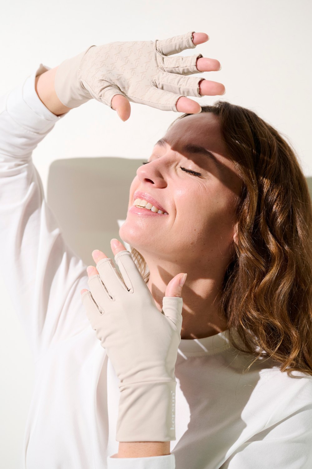 UV Fingerless gloves - Mojave