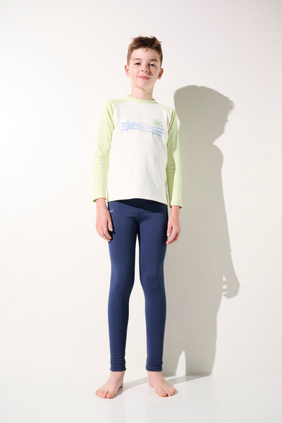 T-shirt de bain anti-UV - Fidji pour garçon, manches longues, UPF 50+ et léger, idéal pour la plage.