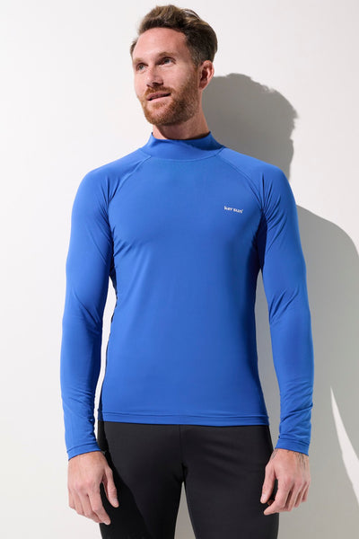 T-shirt de bain anti-UV Malibu pour homme, manches longues, léger et UPF 50+, idéal pour les activités aquatiques.