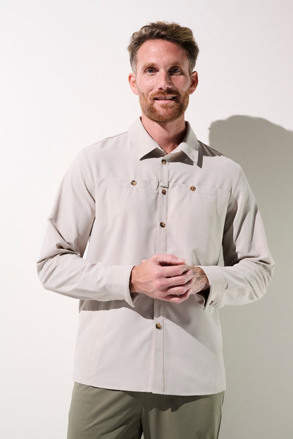 Chemise anti-UV Sequoia pour homme, légère et confortable, offrant une protection solaire UPF 50+.