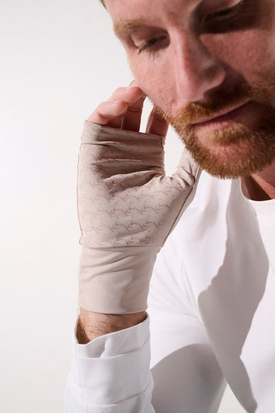 UV Fingerless mittens - Gobi