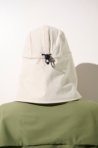 Casquette anti-UV - Sequoia beige avec protection complète, idéale pour les activités outdoor ensoleillées.