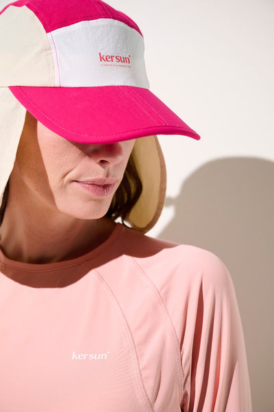 Women's UV Sun Cap, Sequoia, Pink, UPF 50+– Ker Sun UK