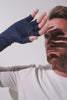 Mitaines à manches anti-UV - Mojave pour homme, bleu, offrant protection solaire UPF 50+ lors d'activités extérieures.