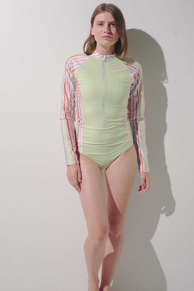Long-sleeved UV swimsuit - Pacific