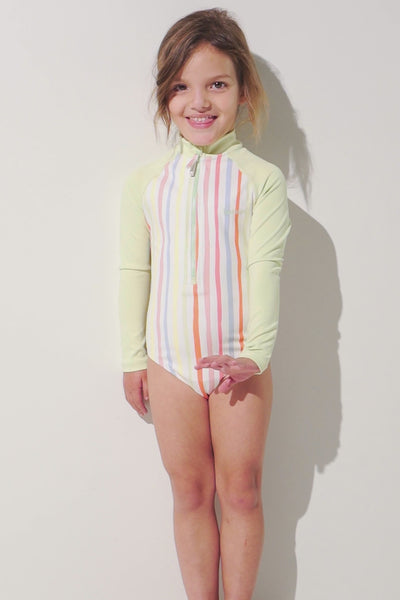 Long-sleeved UV swimsuit - Flores
