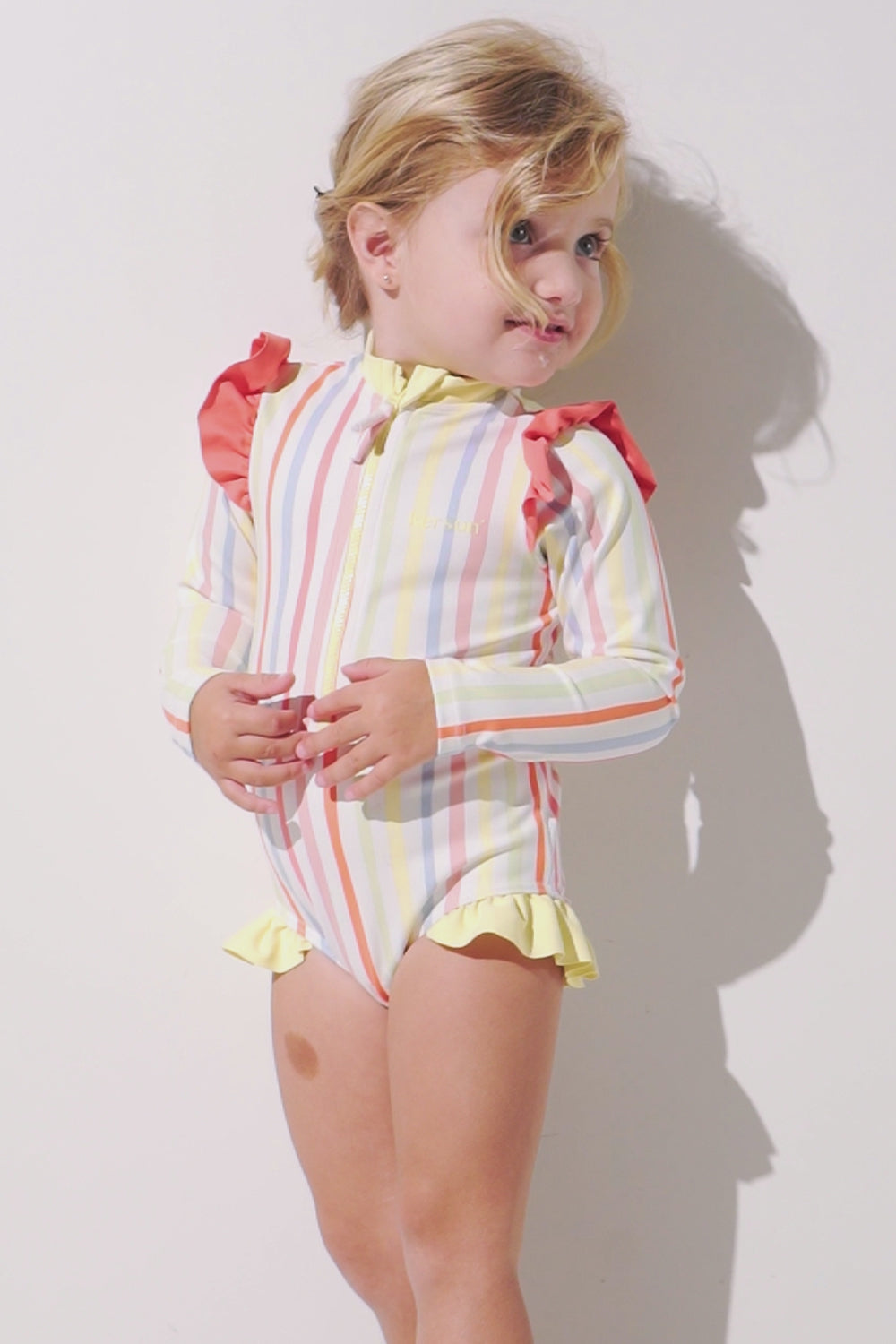 Long-sleeved UV swimsuit - Flores