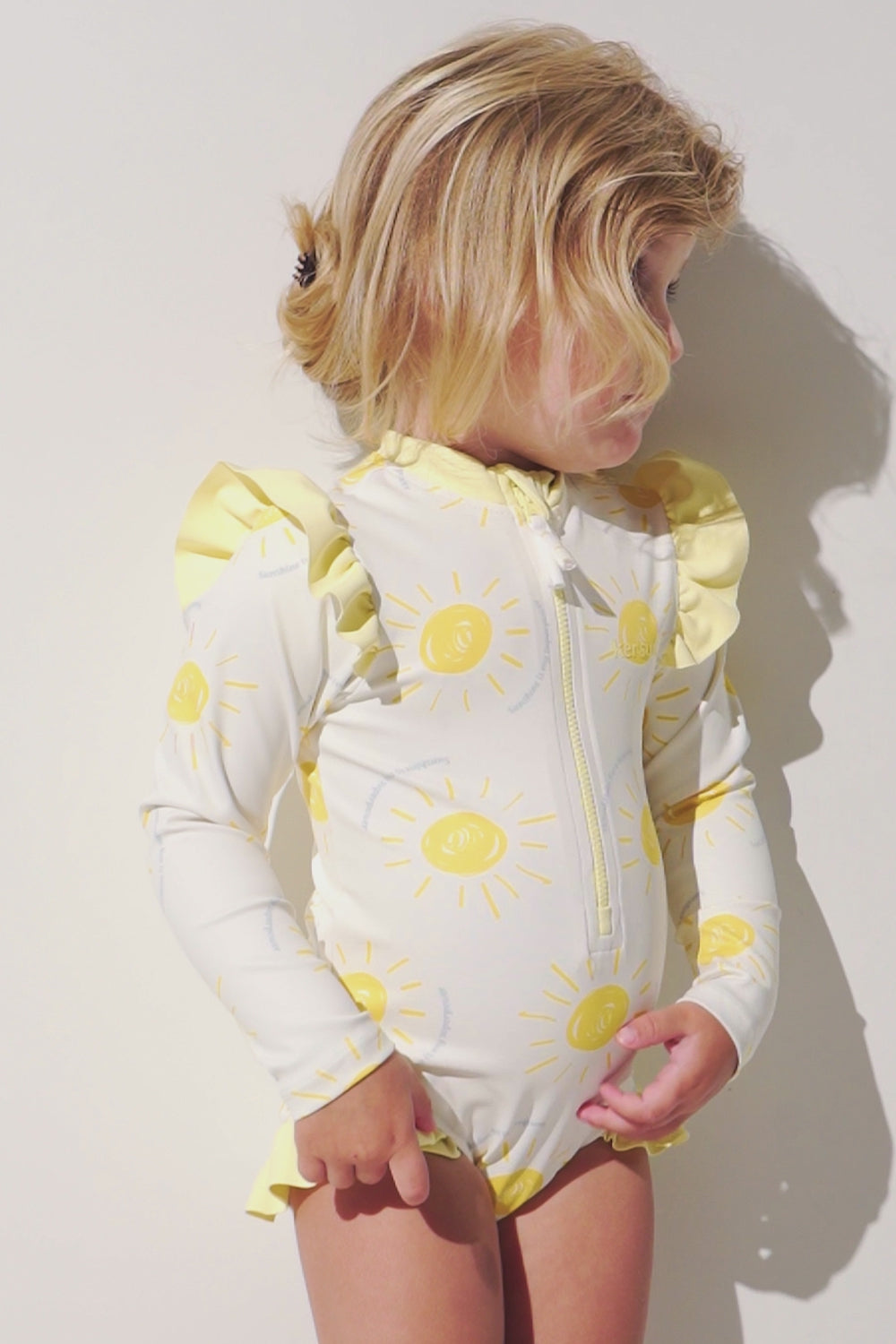 Long-sleeved UV swimsuit - Flores