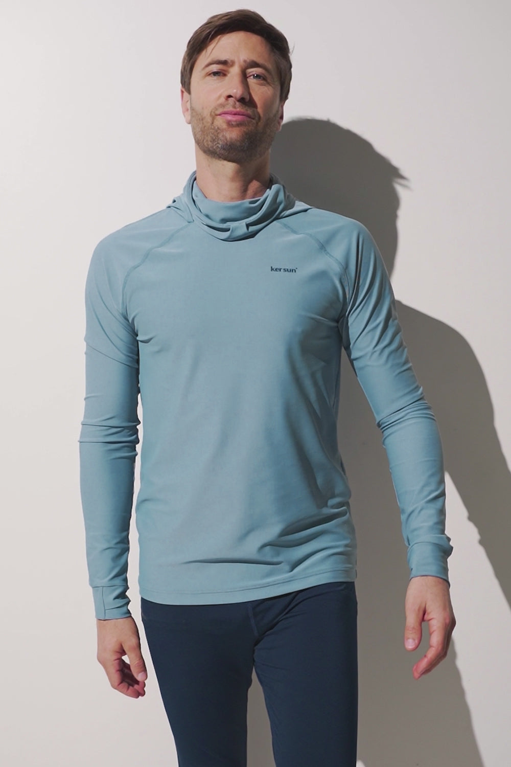 T-shirt de bain anti-UV - Galápagos pour homme, tissu léger UPF 50+, idéal pour sports aquatiques et protection solaire.
