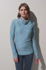 T-shirt de bain anti-UV Galápagos, bleu clair, UPF 50+, manches longues, idéal pour la protection solaire en plein air.