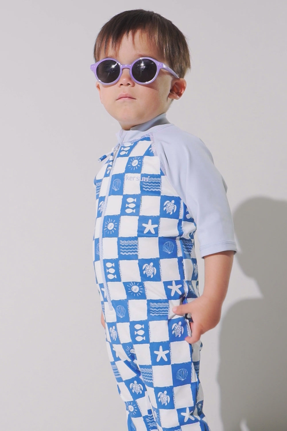 UV Swim shorty suit - Pacific